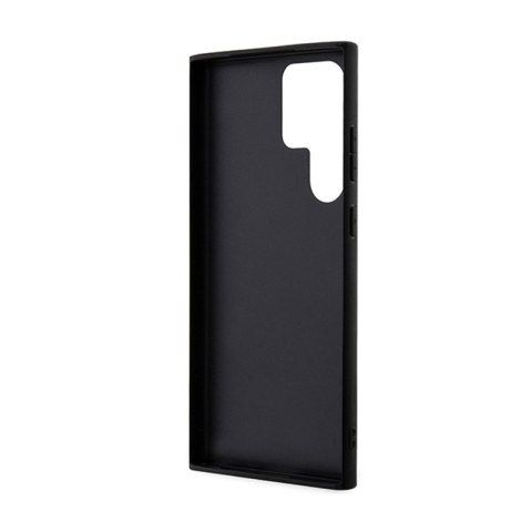 Guess 4G Bottom Stripe Metal Logo Collection - Etui Samsung Galaxy S24 Ultra (czarny)