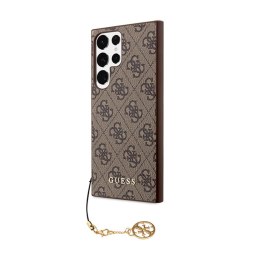 Guess 4G Charms Collection - Etui Samsung Galaxy S24 Ultra (brązowy)