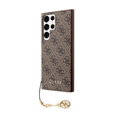 Guess 4G Charms Collection - Etui Samsung Galaxy S24 Ultra (brązowy)