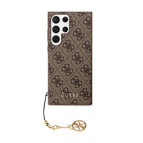 Guess 4G Charms Collection - Etui Samsung Galaxy S24 Ultra (brązowy)