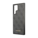 Guess 4G Metal Gold Logo - Etui Samsung Galaxy S24 Ultra (czarny)