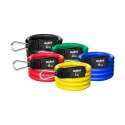 Zestaw gum oporowych do ćwiczeń - Power Tube Set , 5-80 kg, 5 gumy, REBEL ACTIVE