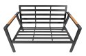 Meble Ogrodowe Aluminiowe Sofa + Dwa Fotele + Stolik