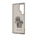 Karl Lagerfeld IML Glitter Karl & Choupette - Etui Samsung Galaxy S24 Ultra (czarny)