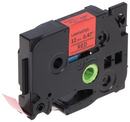 TAŚMA DO DRUKARKI ETYKIET TZE-431/R-B/12MM