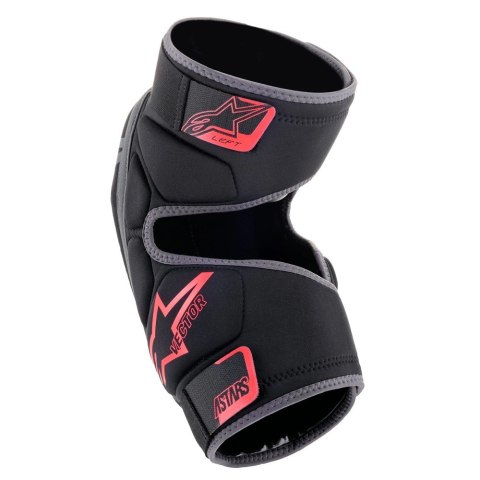 Ochraniacze na kolana ALPINESTARS VECTOR KNEE KNEE PROTECTORS, Black Anthracite Red - roz. L/XL, Ochrona level 1 (NEW)