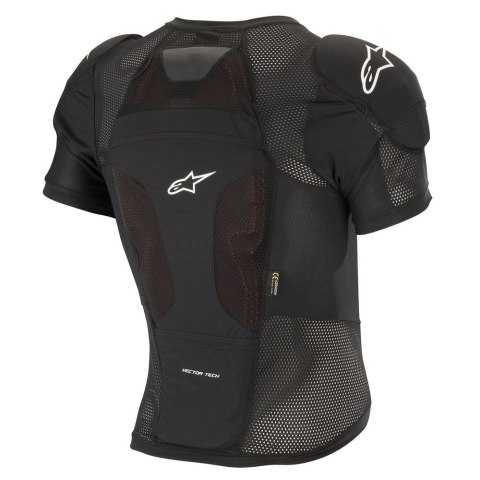 Zbroja ochronna krótki rękaw ALPINESTARS VECTOR TECH PROTECTION SS JACKET, Black - roz. M, Ochrona level 1 (NEW)