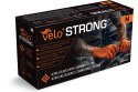 VELO STRONG GRIP M POMARAŃCZOWE Rękawice nitrylowe robocze z gripem, 50 szt.