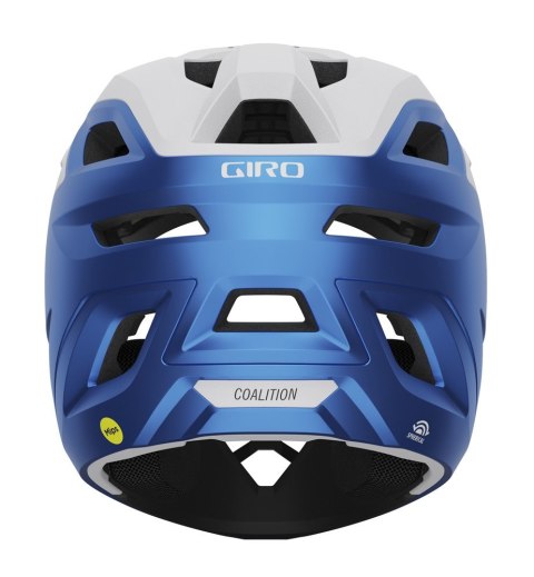 Kask full face GIRO COALITION SPHERICAL matte white / ano blue roz. M (55-59 cm) (WYPRZEDAŻ -50%)