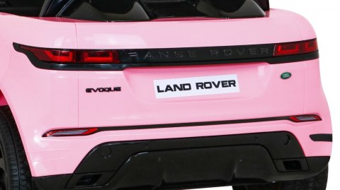 Range Rover Evoque na akumulator dla dzieci Różowy SUV + Pilot