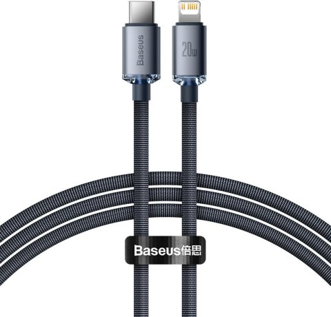 KABEL USB-C / Lightning iPhone Baseus Crystal CAJY000201 1.2m 20W OPLOT PREMIUM