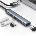 Qoltec Hub Adapter USB 3.0 4w1 | USB 3.0 | 3x USB 2.0