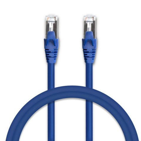 Qoltec Kabel Patchcord FTP | CAT6 | 2 x RJ-45 | 2m | High speed | Gold | Ekranowany