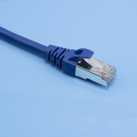 Qoltec Kabel Patchcord FTP | CAT6 | 2 x RJ-45 | 2m | High speed | Gold | Ekranowany