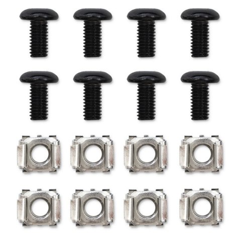 Qoltec Solidna stalowa Półka z uchwytem do szafy RACK | 600*600 | Wysuwana | Czarna