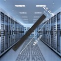 Qoltec Solidny stalowy Panel zaślepiający do szaf RACK 19" | 1U
