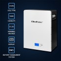 Qoltec Stabilny Magazyn energii LiFePO4 | 5.12kWh | 51.2V | 100Ah | BMS | LCD