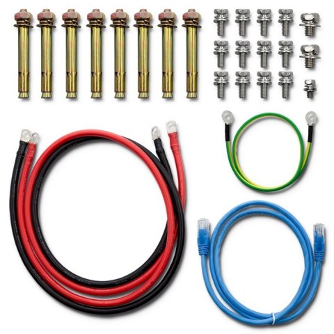 Qoltec Stabilny Magazyn energii LiFePO4 | 5.12kWh | 51.2V | 100Ah | BMS | LCD