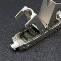Qoltec Łącznik RJ45 beznarzędziowy STP | CAT6 | JACK PIN | T568B | T568A