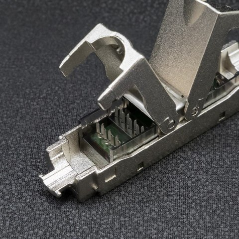 Qoltec Łącznik RJ45 beznarzędziowy STP | CAT6 | JACK PIN | T568B | T568A