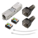 Qoltec Łącznik RJ45 beznarzędziowy STP | CAT6 | JACK PIN | T568B | T568A