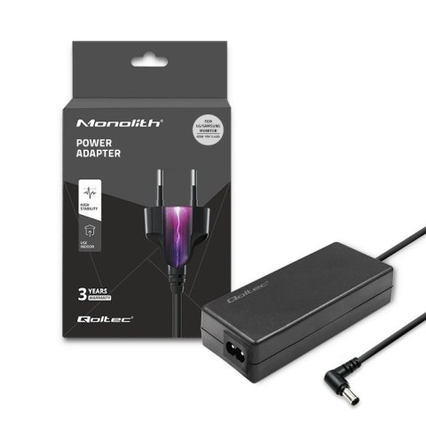 Qoltec Zasilacz sieciowy do monitora LG / Samsung 65W | 19V | 3.42 | 6.5*4.4 | +kabel zasilający