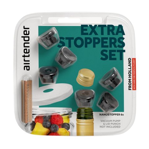 AIRTENDER - koreczki 6 szt do hermetycznego zamykania