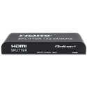 Qoltec Aktywny rozdzielacz Splitter 2 x HDMI 4K x 2K | 6Gb/s | 60Hz | High stability