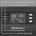 Qoltec Zasilacz awaryjny UPS | 6kVA | 6000W | Power Factor 1.0 | LCD | EPO | USB | On-line