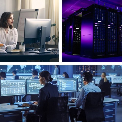 Qoltec Zasilacz awaryjny UPS do RACK | 2KVA | 2000W | Power Factor 1.0 | LCD | EPO | USB | On-line