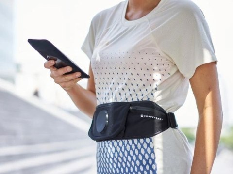 Pas do biegania z pokrowcem na telefon na biodra SHAPEHEART BELT AMZ roz.XXL < 17,2 cm (NEW)