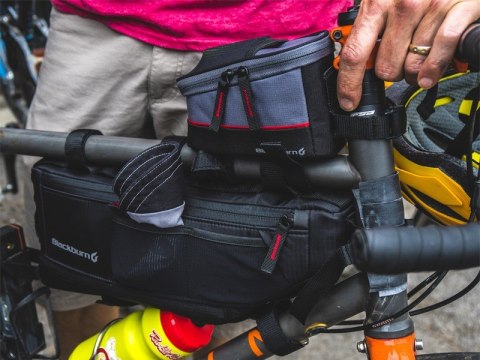 Torba na ramę BLACKBURN LOCAL TOP TUBE czarno-grafitowa (NEW).