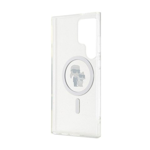 Karl Lagerfeld IML Karl & Choupette MagSafe - Etui Samsung Galaxy S24 Ultra (przezroczysty)