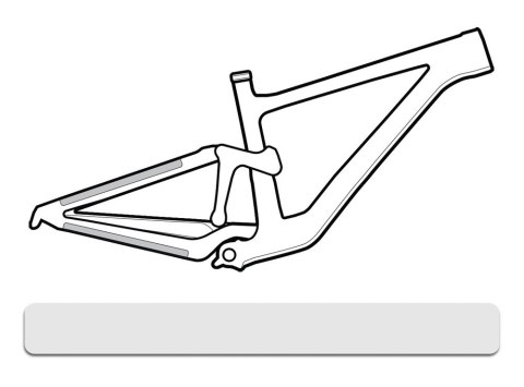 Osłona na ramę LIZARDSKINS CLEAR Protective Frame Wrap - Small przezroczysta połysk (NEW 2025)