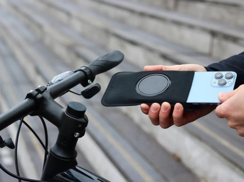 Uchwyt rowerowy na telefon SHAPEHEART STEM 2XL, Mocowanie na kapsel sterów (NEW)