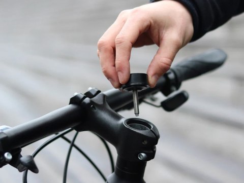 Uchwyt rowerowy na telefon SHAPEHEART STEM M, Mocowanie na kapsel sterów (NEW)