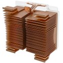 Radiator uniwersalny wytłaczany żeberkowy | aluminium miedziane + płytka miedziana