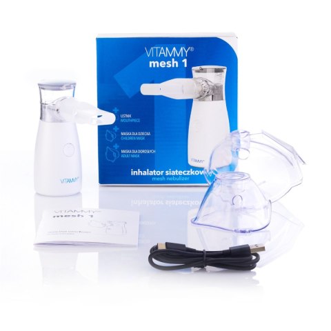 VITAMMY MESH 1 Inhalator siateczkowy, cichy, zasilanie USB, wygodny w podróży