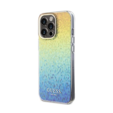 Guess IML Faceted Mirror Disco Iridescent - Etui iPhone 15 Pro Max (Iridescent)