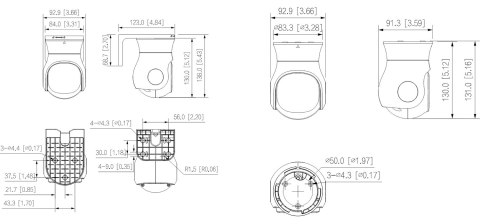 KAMERA AHD, HD-CVI, HD-TVI, PAL OBROTOWA ZEWNĘTRZNA HAC-PT1500A-IL-A-0280B-S2 Smart Dual Light - 5 Mpx 2.8 mm DAHUA