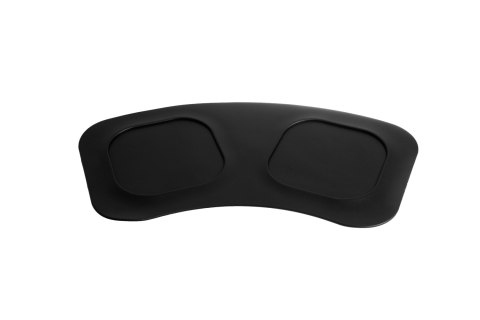 Mata 43x22cm pod miski CZARNA FIBOO