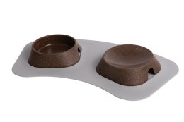 Mata 43x22cm pod miski CZARNA FIBOO