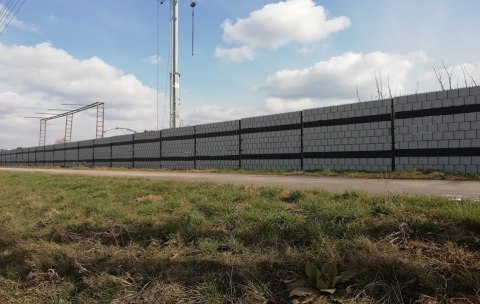 Taśma ogrodzeniowa ROLKA 26mb ORANGE 19cm PROTECTO™ SZARA