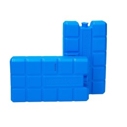 Wkład mrożący 2 x 400 ml Kamai Coolbox do lodówek turystycznych, kolor niebieski