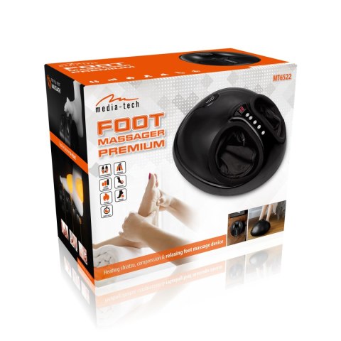 FOOT MASSAGER PREMIUM - Masażer stóp do rozgrzewającego i relaksującego masażu shiatsu i presoterapii.