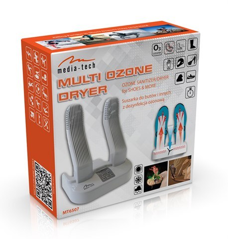 MULTI DRYER OZONE PRO - Stacjonarna suszarka ozonator do obuwia, rękawiczek, czapek, kasków likwidująca bakterie i grzyby