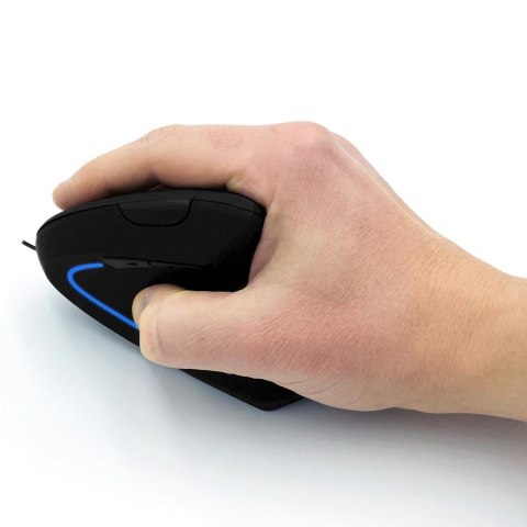 VERTIC - Pionowa, myszka optyczna 6400dpi, przewodowa