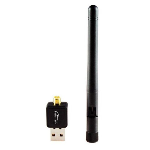 WIFI 4 USB DONGLE 11n - karta sieciowa WIFI, WLAN w standardzie IEEE 802.11n , do 300 Mbps, odkręcana antena 2dBi