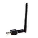 WIFI 4 USB DONGLE 11n - karta sieciowa WIFI, WLAN w standardzie IEEE 802.11n , do 300 Mbps, odkręcana antena 2dBi