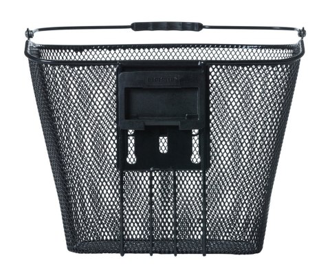 Kosz na kierownicę BASIL BREMEN KF + Basil Ahead-Stemholder KF stalowy czarny (WYPRZEDAŻ -50%)